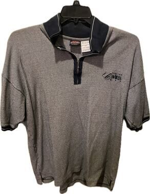Vintage Dallas Cowboys NFL Active 1/4 Zip Pullover Shirt Mens L90s Micro Stripe